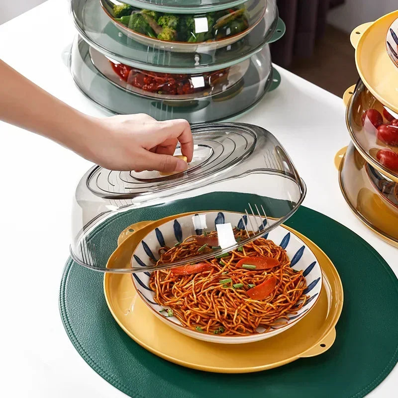 Multi-Layer Insulated Transparent Food Cover – Dust-Proof Food Cover Qme