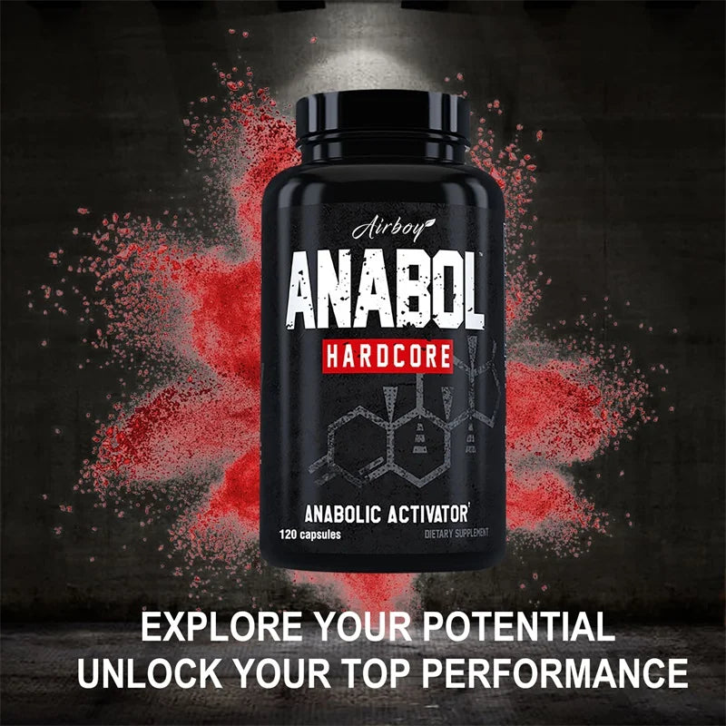 Anabol Hardcore – Muscle Growth & Strength Support Capsules Muscle Growth Supplement Qst