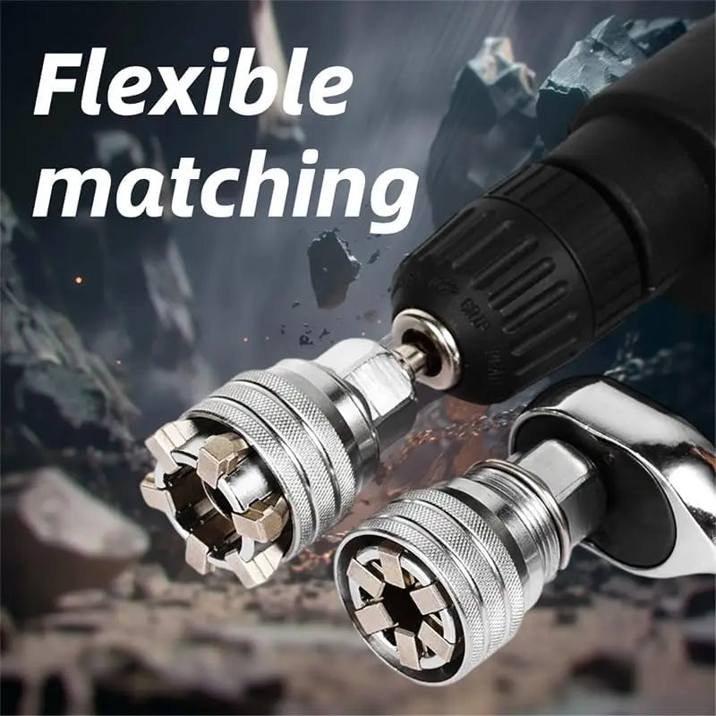 Universal Adjustable Socket Wrench for Nuts & Bolts | Qme Adjustable Socket Wrench Qme