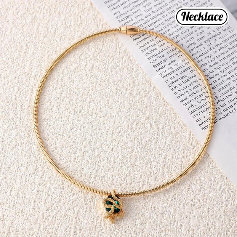 Women's Diamond Pearl Open Collar Necklace | Korean Style Collar Necklace Qme A14