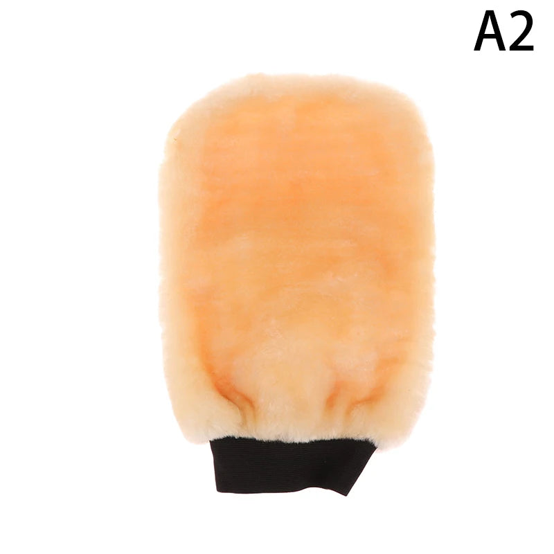 Microfiber Car Wash Mitt – Soft Wool Polishing Glove Car Wash Mitt Qst A2