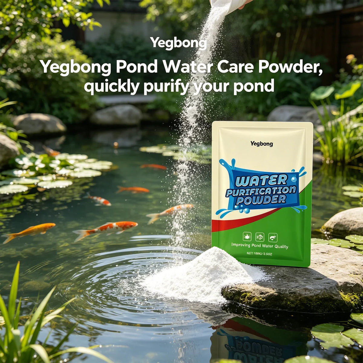 Pond Water Purification Powder – Odor Control & Waste Reducer Pond Water Treatment Qme