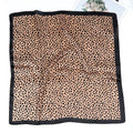 Women's Square Scarf Floral Leopard Print Shawl Hijab Square Scarf Shawl Qme 99011250 70-70cm