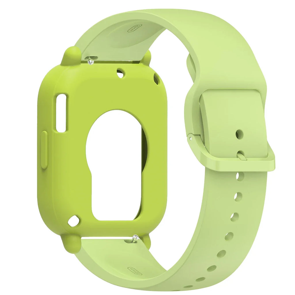 Silicone Strap & Case for Redmi Watch 5 Lite & Active – 37 Colors Smartwatch Strap Qme