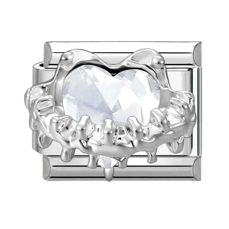 Zircon Stars Shell Butterfly Italian Charm Links – 39 Colors