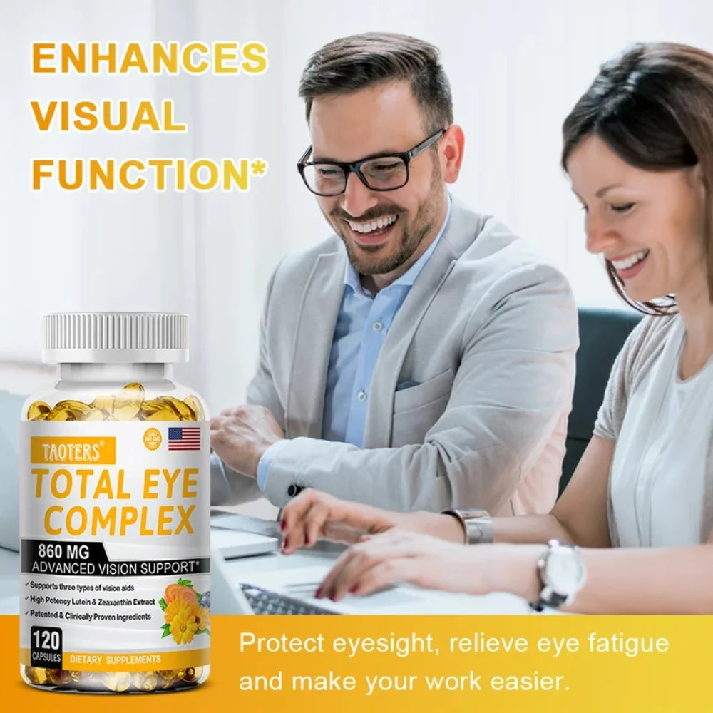 Lutein & Zeaxanthin Capsules with Vitamin A | Eye Health Support Eye Health Supplement Qst