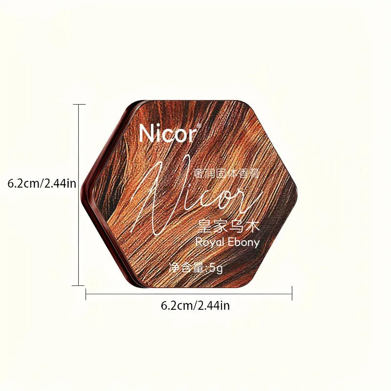Wood Scented Solid Perfume – Long-Lasting Fresh Fragrance Solid Perfume Balm Qme