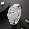 Men's Elegant Analog Watch | Zinc Alloy & Rhinestone Dial Men's Analog Watch Qme Bronze No