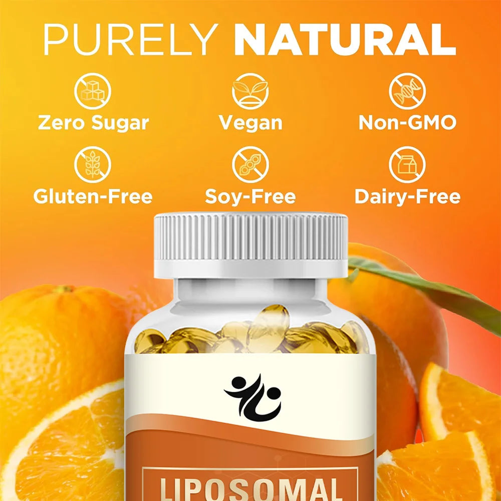 Fearathe Liposomal Vitamin C 1000mg – High Absorption Caps Vitamin C Supplement Qst