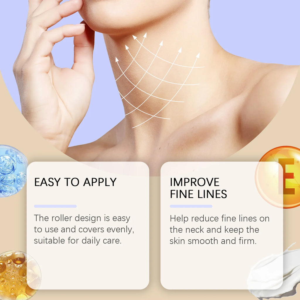 Hoygi Neck Firming Roller Cream – Hydrating Lifting Cream Neck Firming Cream Qst