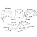 Butterfly Cookie Cutter Set – Stainless Steel Biscuit Mold Cookie Cutter Set Qme 5Pcs 1Set