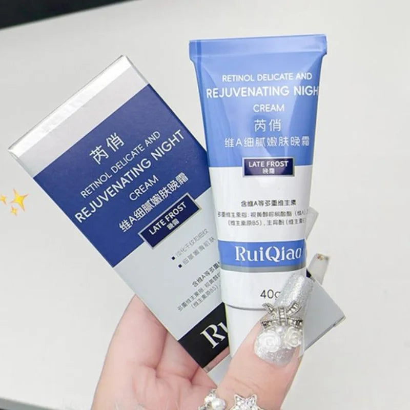 Retinol Vitamin E Night Cream – Smooth Fine Lines & Wrinkles Anti-Aging Night Cream Qme