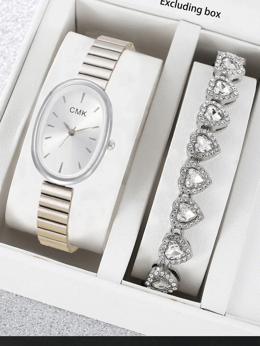 Women's Elliptical Quartz Watch – Light Luxury Casual Style Women's Quartz Watch Qme