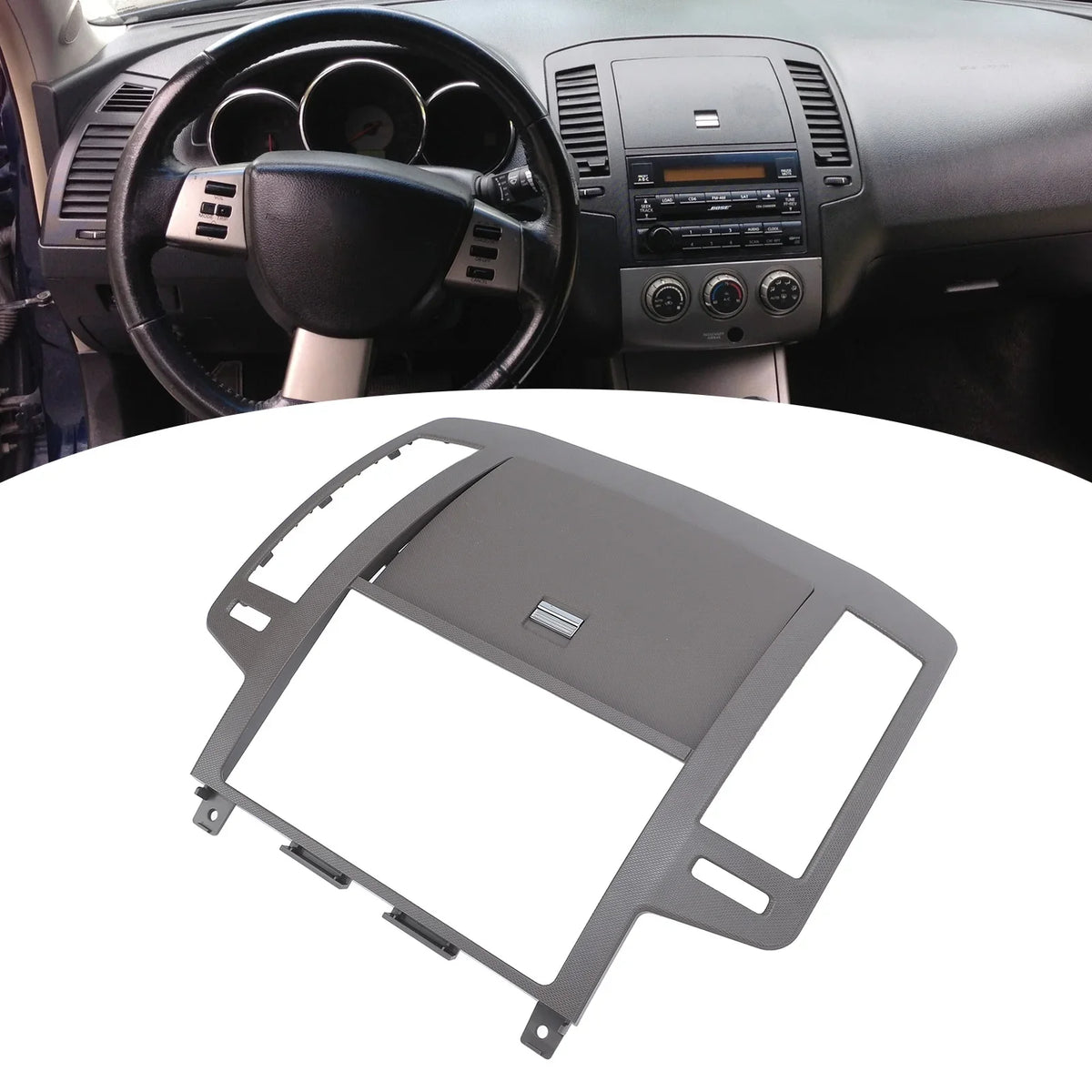 Nissan Altima Dash Radio Air Outlet Decorative Trim Frame 2005–2006 Dashboard Trim Frame Qme