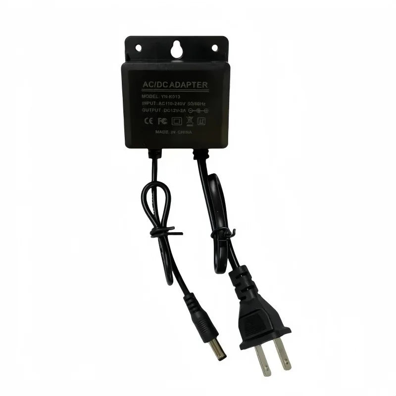 12V 2A Waterproof AC DC Power Supply Adapter | EU & US Plug CCTV Power Supply Adapter Qme