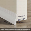 3-Layer TPE Door Bottom Seal Strip | Self-Adhesive Weather Strip Door Weather Strip Qme Small White 1Pc