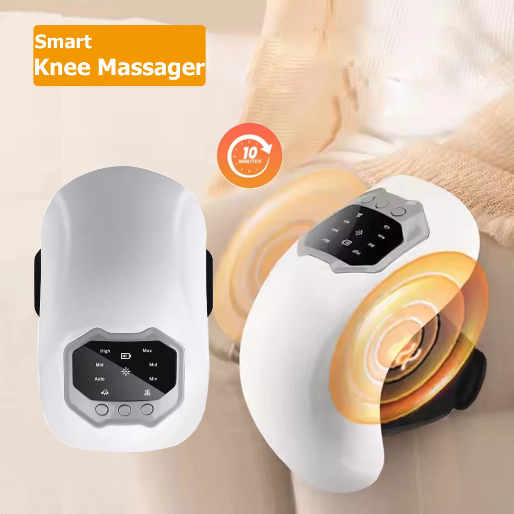 Smart Knee Massager with Heat, Compression & Vibration Knee Massager Qst