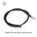 Drain Snake Spring Cleaner 10mm 1M/2M – Steel Wire Dredging Tool Drain Dredging Tool Qme 1M