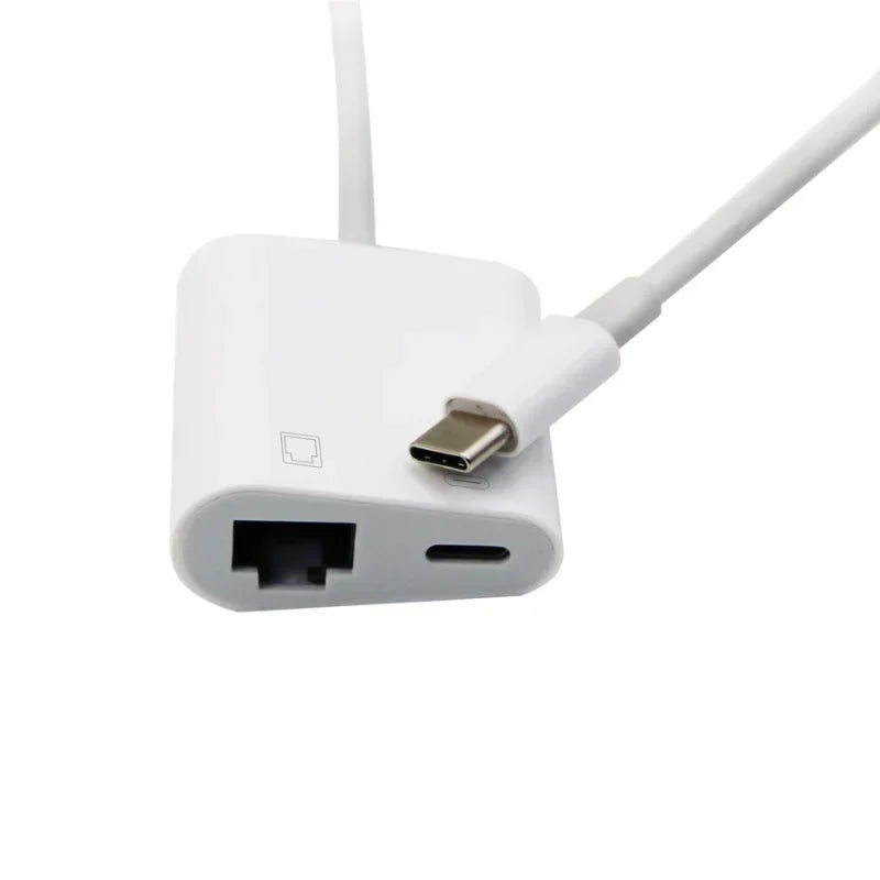 RJ45 Network Adapter Cable for Mobile Phone | Ethernet Converter Network Adapter Cable Qme type-c 3 in 1