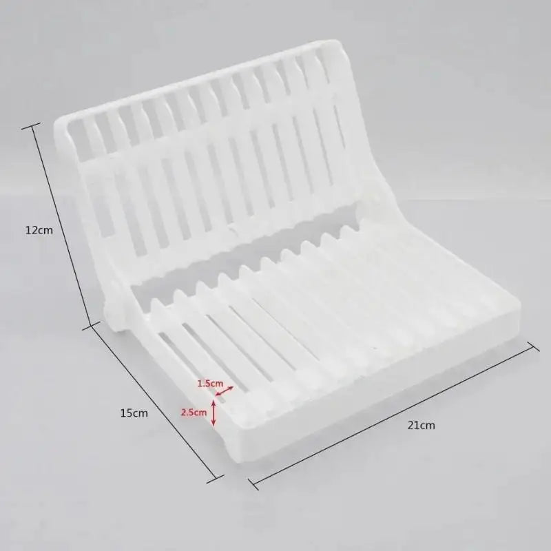 Foldable Kitchen Dish Drying Rack – Cup & Plate Storage Tray Dish Drying Rack Qme