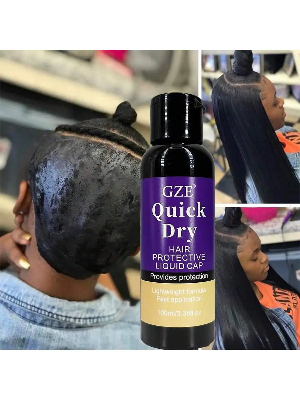 GZE Weave Glue Liquid Shield Leave-In Hair Protector Conditioner Leave-In Hair Conditioner Qme