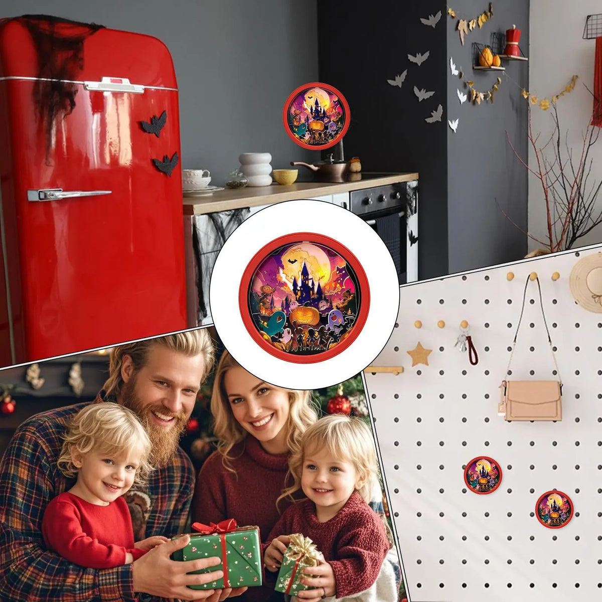 Christmas Refrigerator Magnets – Festive Decal Stickers | Qme Refrigerator Magnets Qme