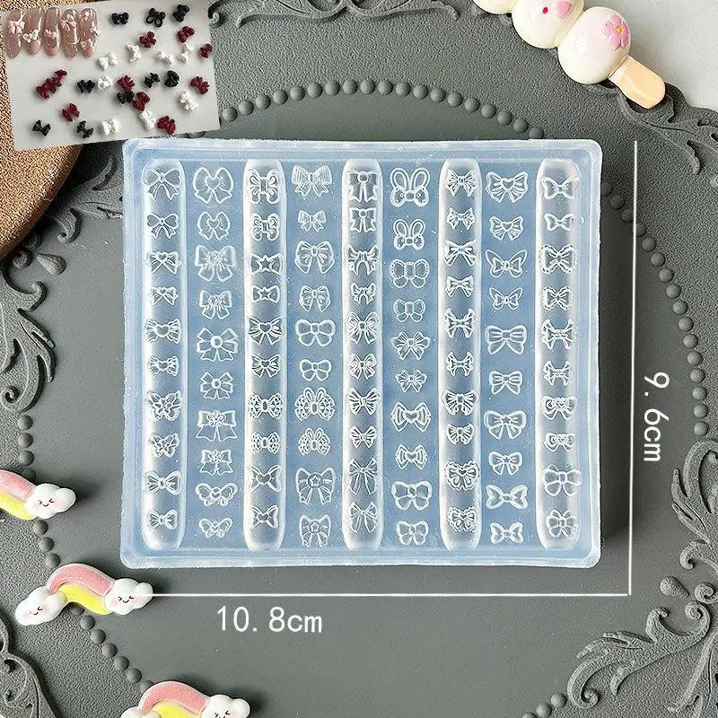 3D Fruit Flower Silicone Nail Mold – DIY Nail Art Template