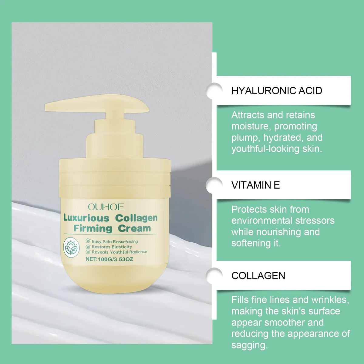 Collagen Firming Body Cream – Lifting, Smoothing & Brightening Firming Body Cream Qme
