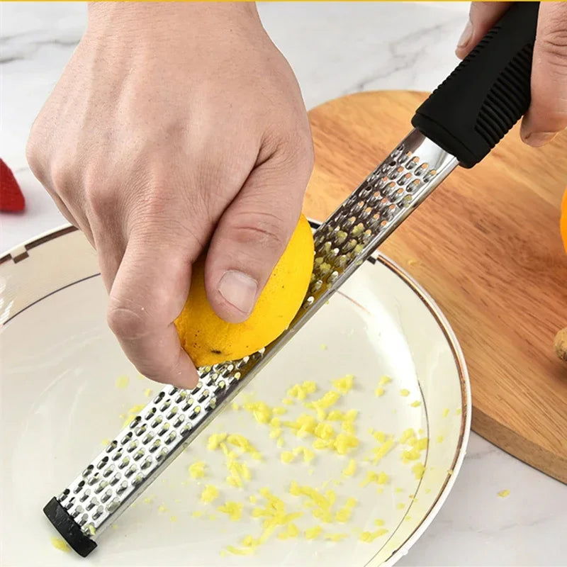 Stainless Steel Cheese Grater, Lemon Zester & Chocolate Slicer Cheese Grater & Zester Qme
