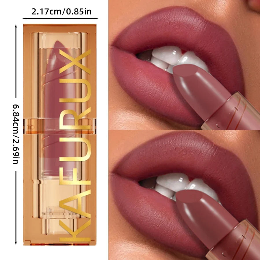 14-Color Matte Lipstick – Waterproof Korean Makeup | Qme Matte Lipstick Qme