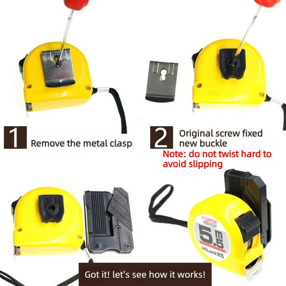 Quick Release Belt Clip Tool Hanger | Universal Hook Tool Belt Clip Qme