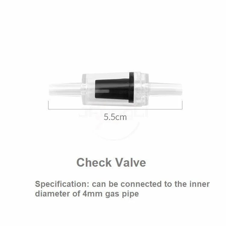 Aquarium Check Valve Air Pump Accessories – Black Mini 5 or 10 Pack Aquarium Check Valve Qme