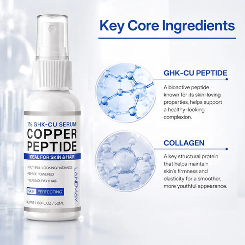 1% GHK-Cu Copper Peptide Serum Mist – Skin & Hair Peptide Serum Mist Qst