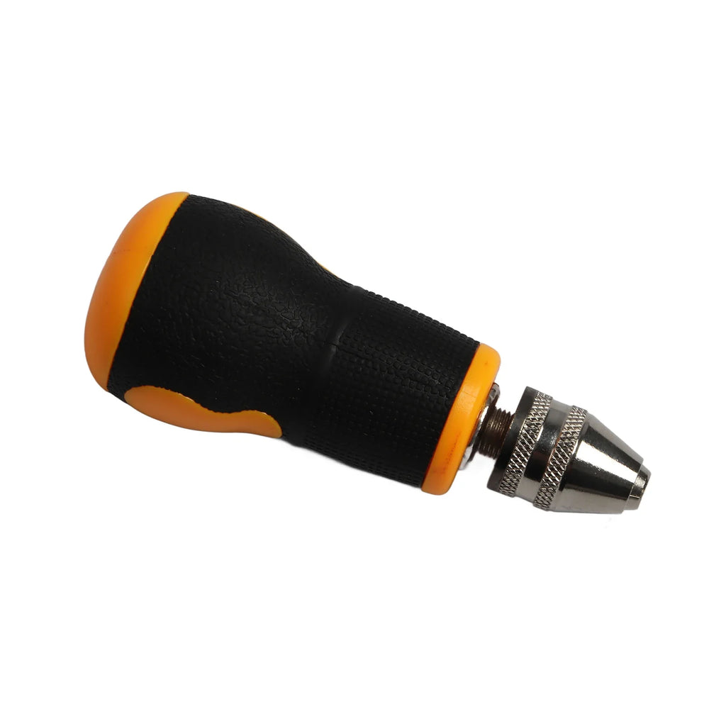 Mini Hand Drill with Twist Bits – Portable Carbon Steel Tool Manual Hand Drill Qme