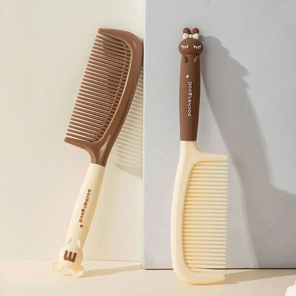 Cartoon Mouse & Rabbit Hair Comb – Fun Women's Styling Tool Novelty Hair Comb Qme