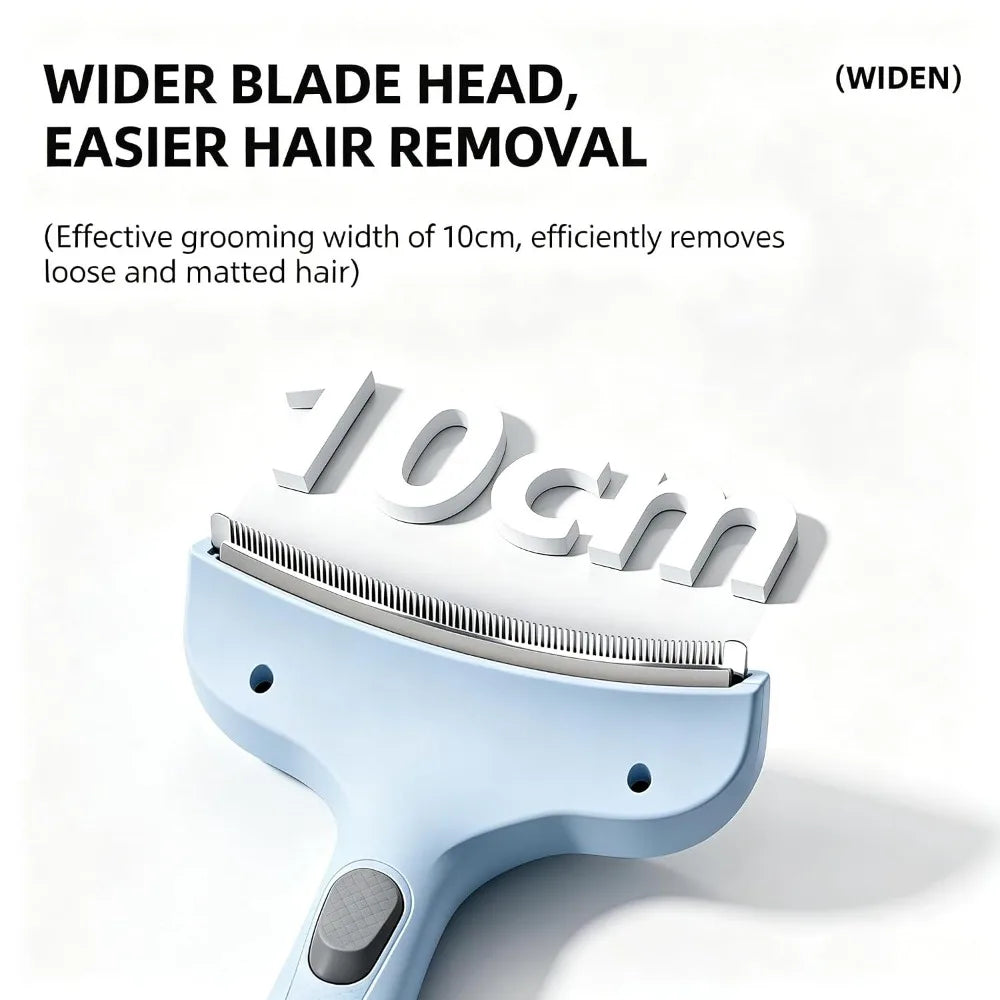 Professional Curved Pet Deshedding Comb & Grooming Brush Pet Deshedding Brush Qme