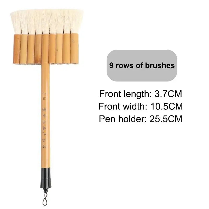 Professional Wool Watercolor Art Brush Set – 4 Colors Watercolor Brush Set Qme