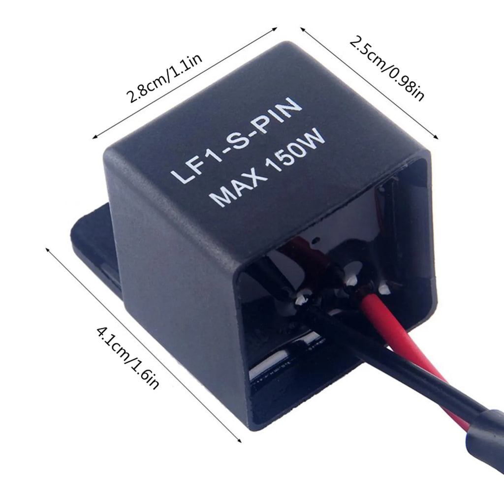 Motorcycle LED Turn Signal Flasher Relay – Hyper-Flash Fix Motorcycle Flasher Relay Qme