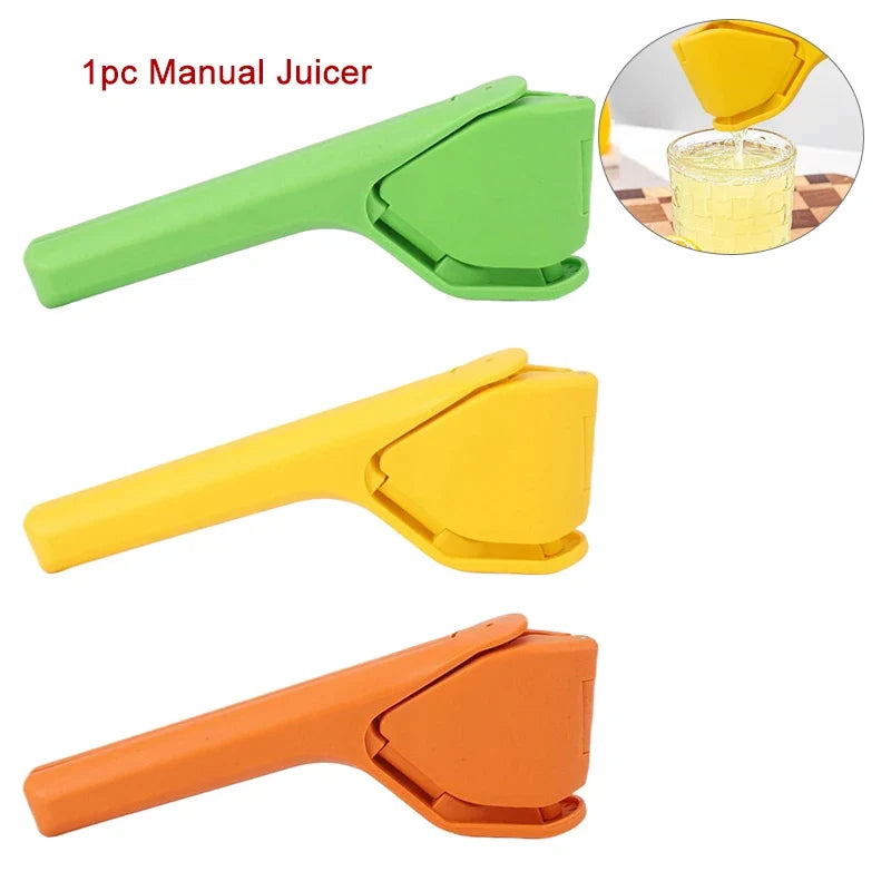 Manual Hand Citrus Lemon Squeezer – Food-Grade Plastic Press Manual Citrus Press Qme