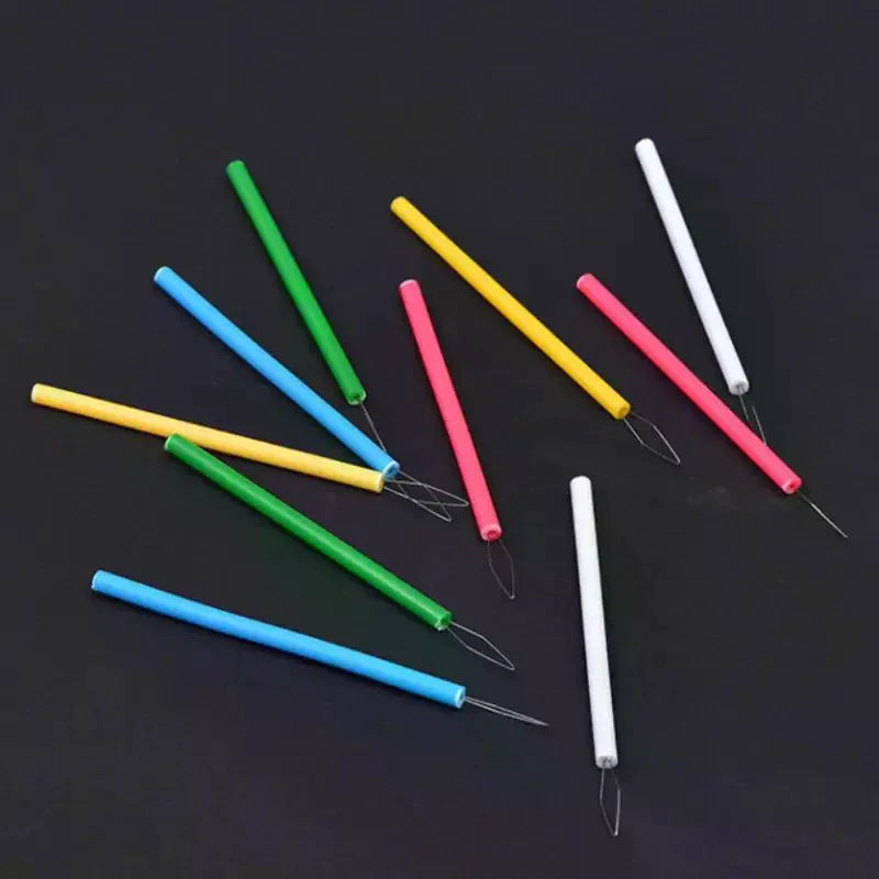 Colorful Cylindrical Needle Threader Sewing Tool – 6 Colors Needle Threader Qme