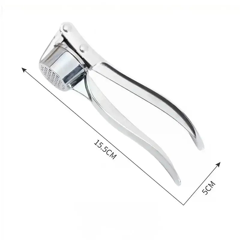 Rust-Proof Garlic Press & Mincer | Ergonomic Alloy Squeezer Garlic Press Qme
