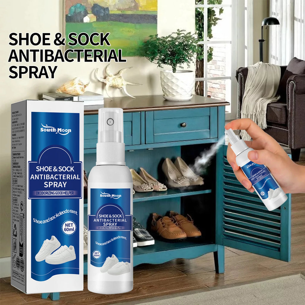 South Moon Foot & Shoe Deodorizing Antibacterial Spray 60ml Foot Deodorizing Spray Qst