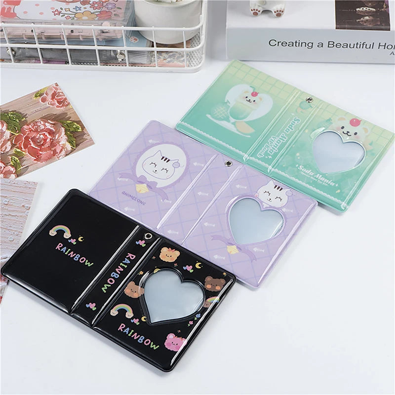 3-Inch Kpop Photocard Holder Album – 40 Pockets Instax Photo Card Album Qst