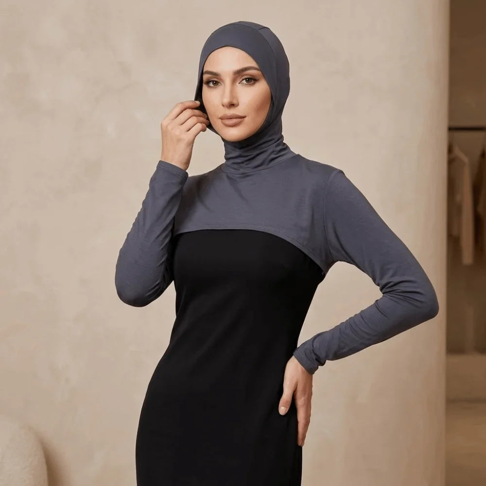 Polyester Hooded Capelet – Stretchy Long Arm Cape | 6 Colors Hooded Cape Qme