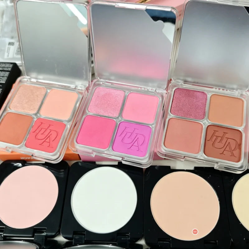 4-Color Matte Blush Palette – Oil Control & Long-Lasting Blush Palette Qst