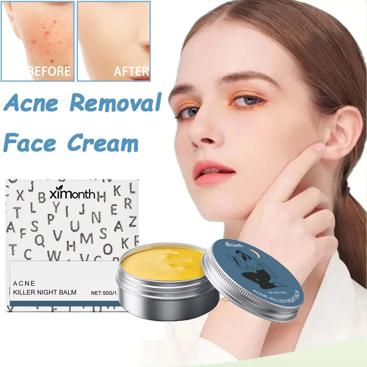 Oil-Balancing Blemish Face Cream – Pore Minimizing & Hydrating Face Cream Qme