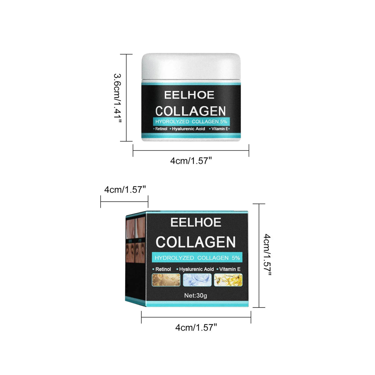 Men's Collagen Face Cream – Firming, Smoothing & Moisturizing Men's Face Cream Qme