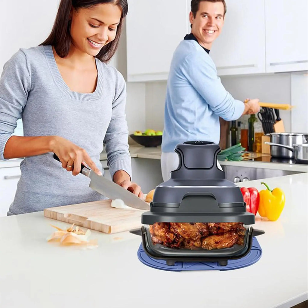 Silicone Air Fryer Mat – Non-Slip Kitchen Counter Protector Silicone Appliance Mat Qme
