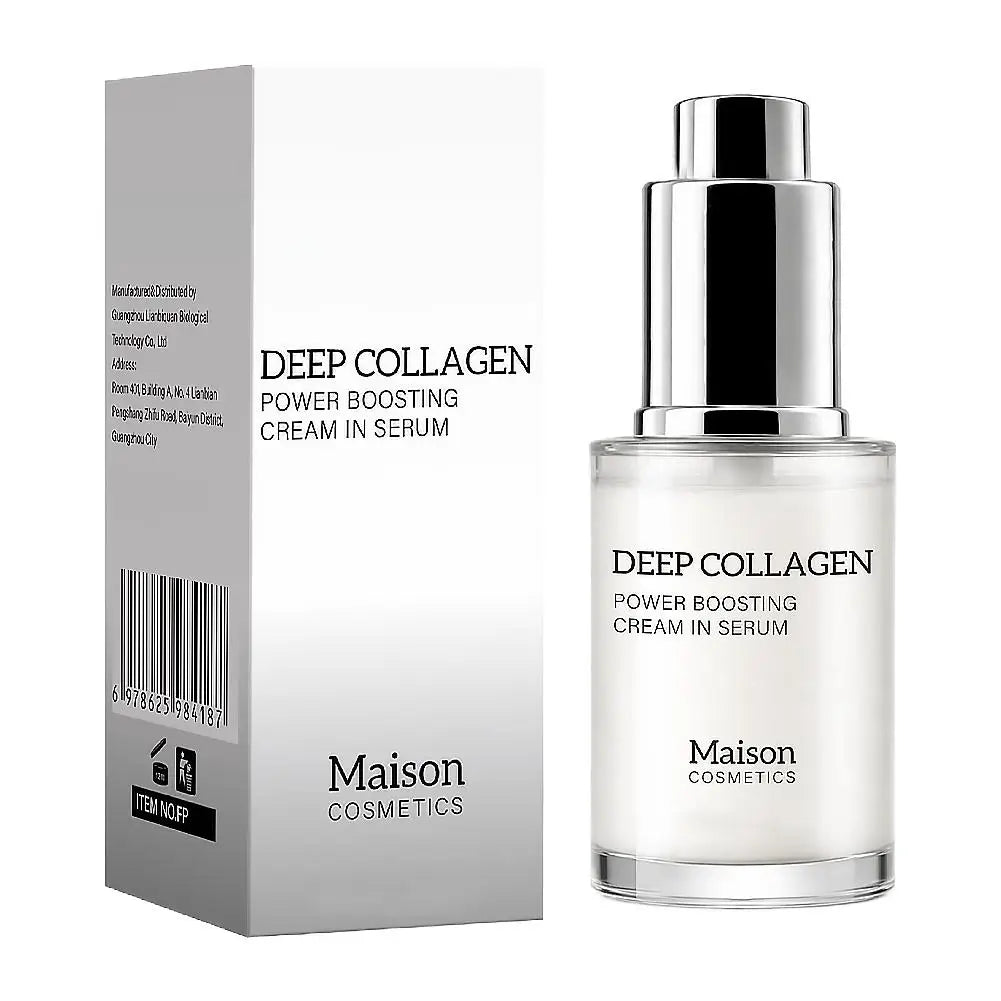 Deep Collagen Face Serum Cream – Hydrating & Nourishing Collagen Face Serum Qme A