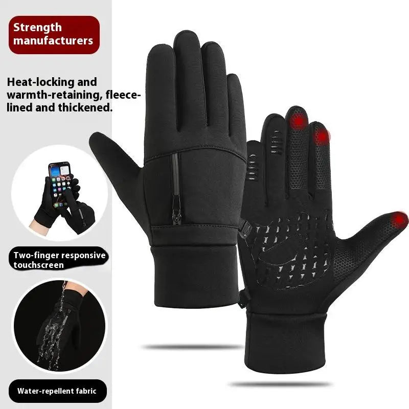 Waterproof Thermal Winter Gloves Men Women | Touchscreen Winter Gloves Qme
